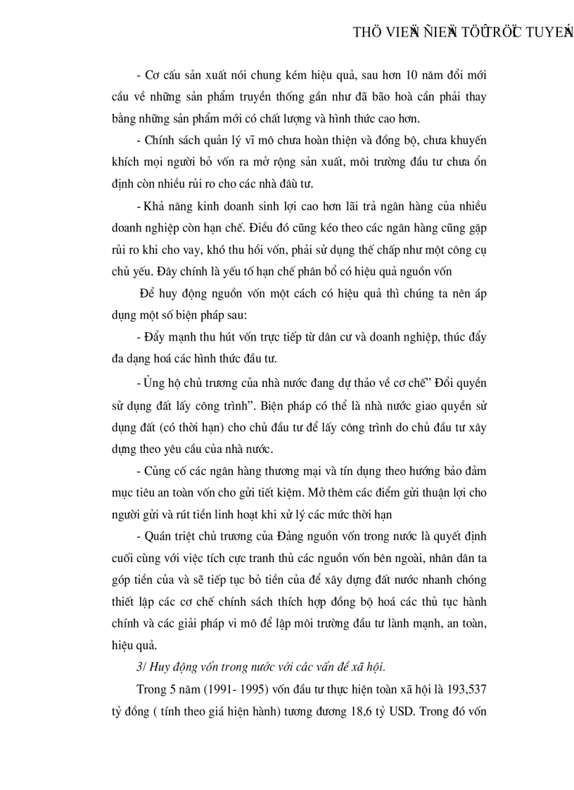 image for page Những biện pháp cơ bản để tăng cường huy động vốn đầu tư trong nước phục vụ cho phát triển kinh tế Việt nam trong giai đoạn hiện nay