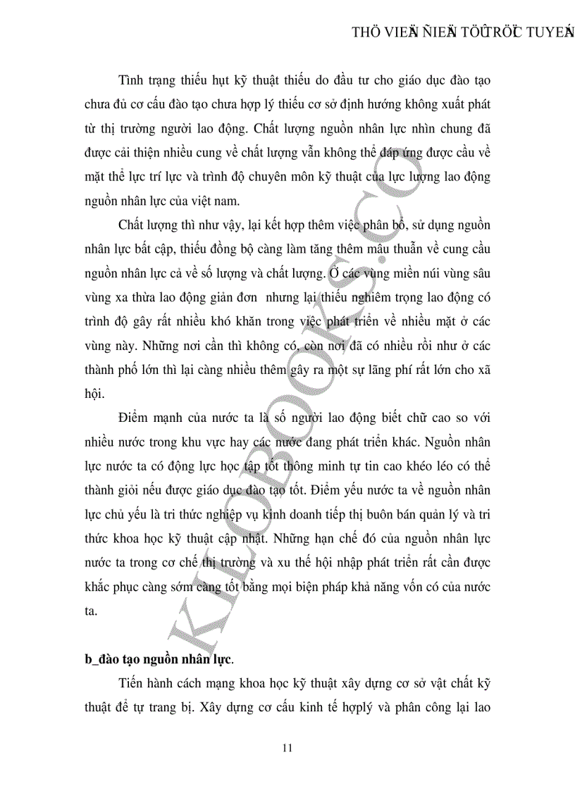 image for page Chiến lược phát triển giáo dục đào tạo nguồn nhân lực trong sự nghiệp công nghiệp hoá hiện đại hoá của nước ta hiện nay