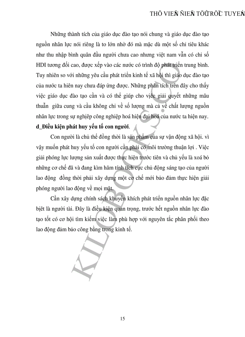 image for page Chiến lược phát triển giáo dục đào tạo nguồn nhân lực trong sự nghiệp công nghiệp hoá hiện đại hoá của nước ta hiện nay