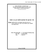 Những bất cập trong thu hút đầu tư nước ngoài tại Việt Nam trong quá trình gia nhập WTO