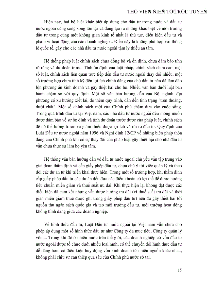 image for page Những bất cập trong thu hút đầu tư nước ngoài tại Việt Nam trong quá trình gia nhập WTO