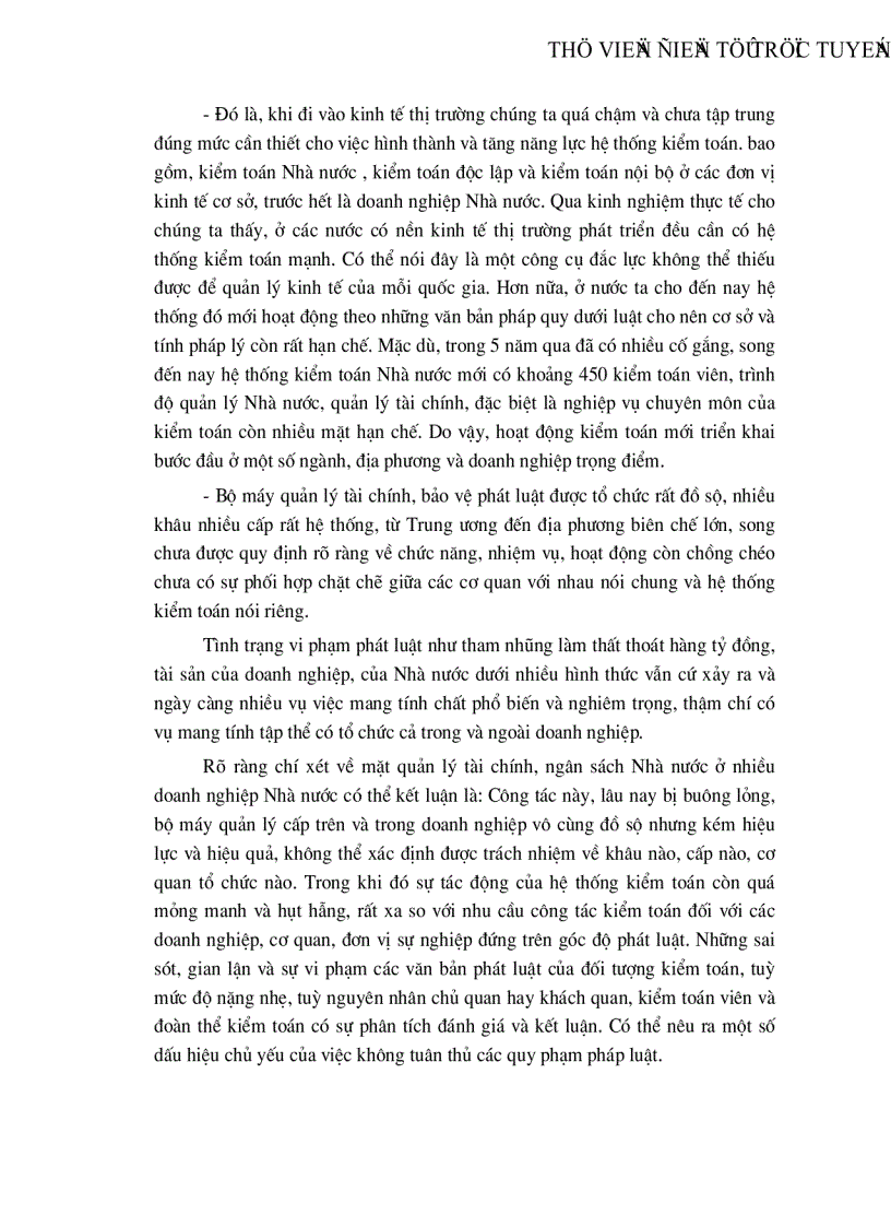 image for page Một số ý kiến về phưong hướng công tác phát triển kiểm toán ở nướcta hiện nay