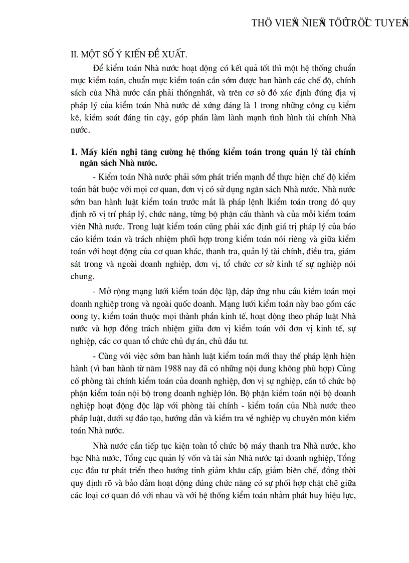image for page Một số ý kiến về phưong hướng công tác phát triển kiểm toán ở nướcta hiện nay