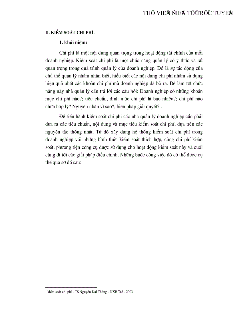 image for page Kiểm soát chi phí trong doanh nghiệp