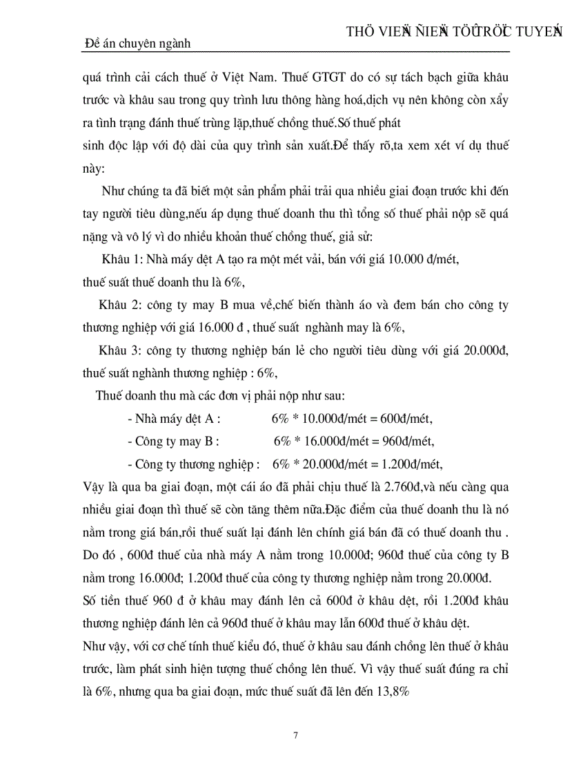 image for page Bàn về thuế giá trị gia tăng và hạch toán thuế giá trị gia tăng ở Việt Nam hiện nay