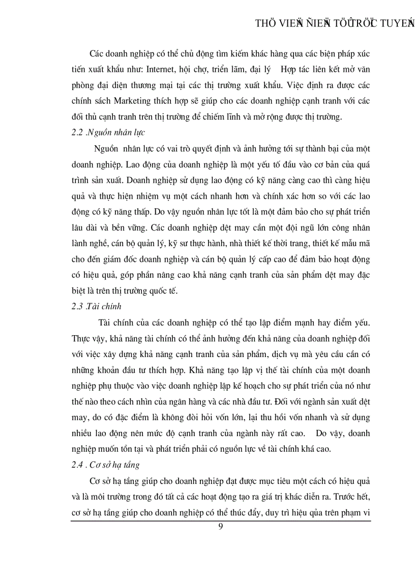 image for page Giải pháp nhằm nâng cao khả năng cạnh tranh của hàng dệt may Việt Nam trên thị trường quốc tế