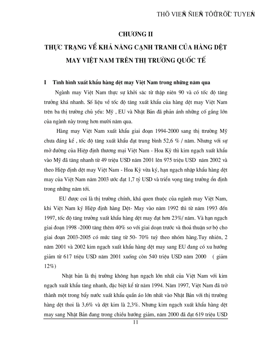 image for page Giải pháp nhằm nâng cao khả năng cạnh tranh của hàng dệt may Việt Nam trên thị trường quốc tế