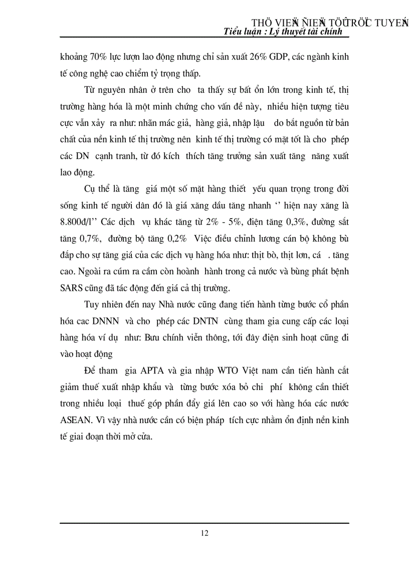 image for page Vai trò của NSNN trong việc điều chỉnh và ổn định thị trường ở Việt nam hiện nay