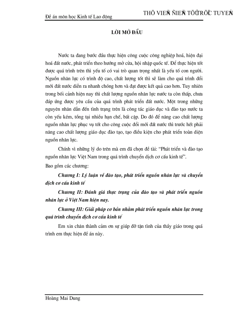 image for page Phát triển và đào tạo nguồn nhân lực Việt Nam trong quá trình chuyển dịch cơ cấu kinh tế