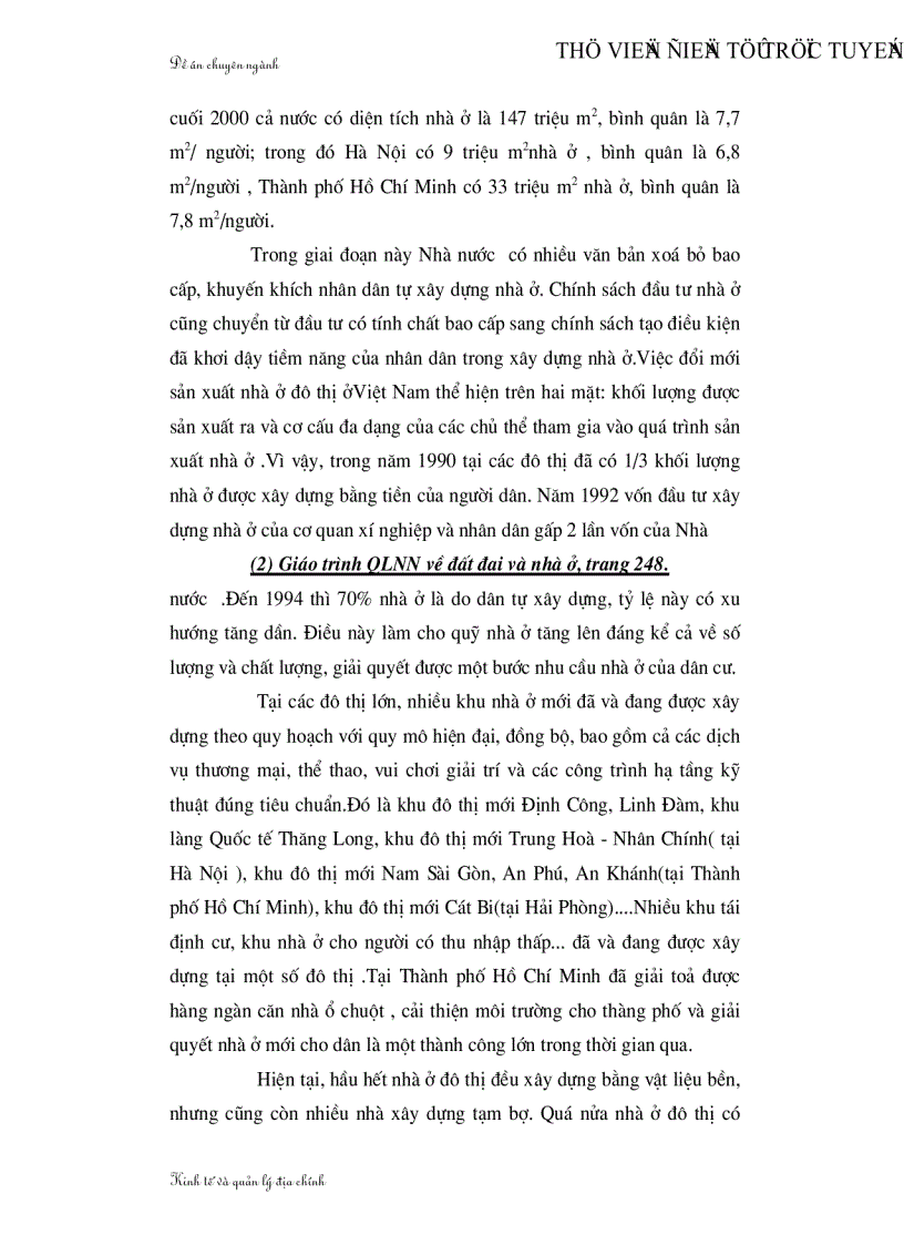 image for page Thực trạng và giải pháp phát triển nhà ở đô thị nước ta