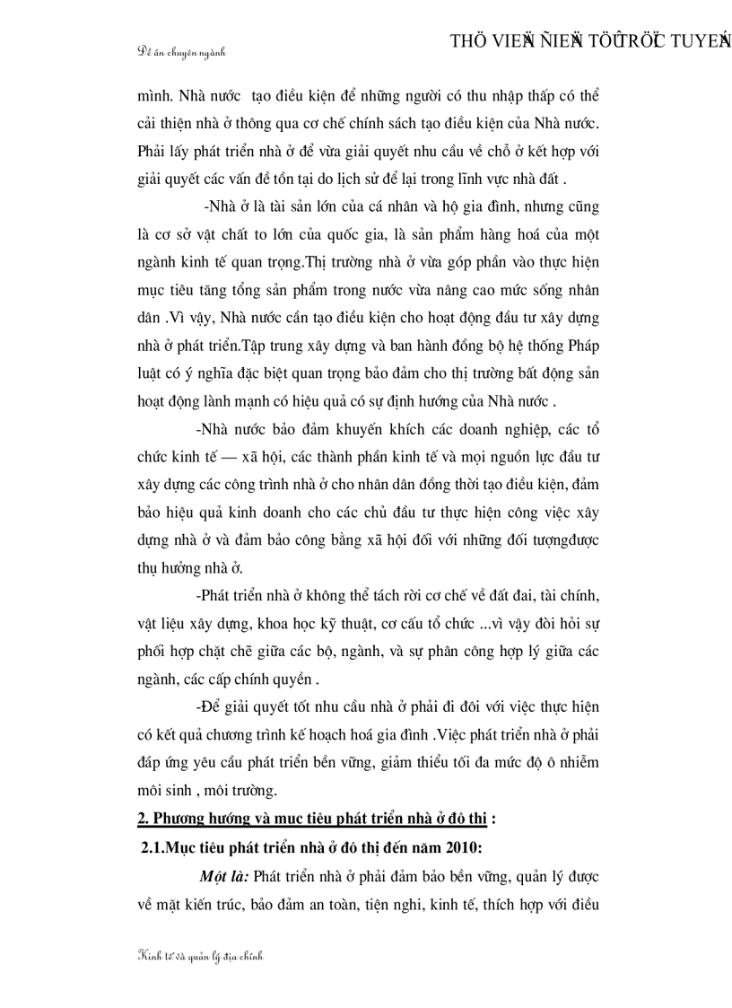 image for page Thực trạng và giải pháp phát triển nhà ở đô thị nước ta