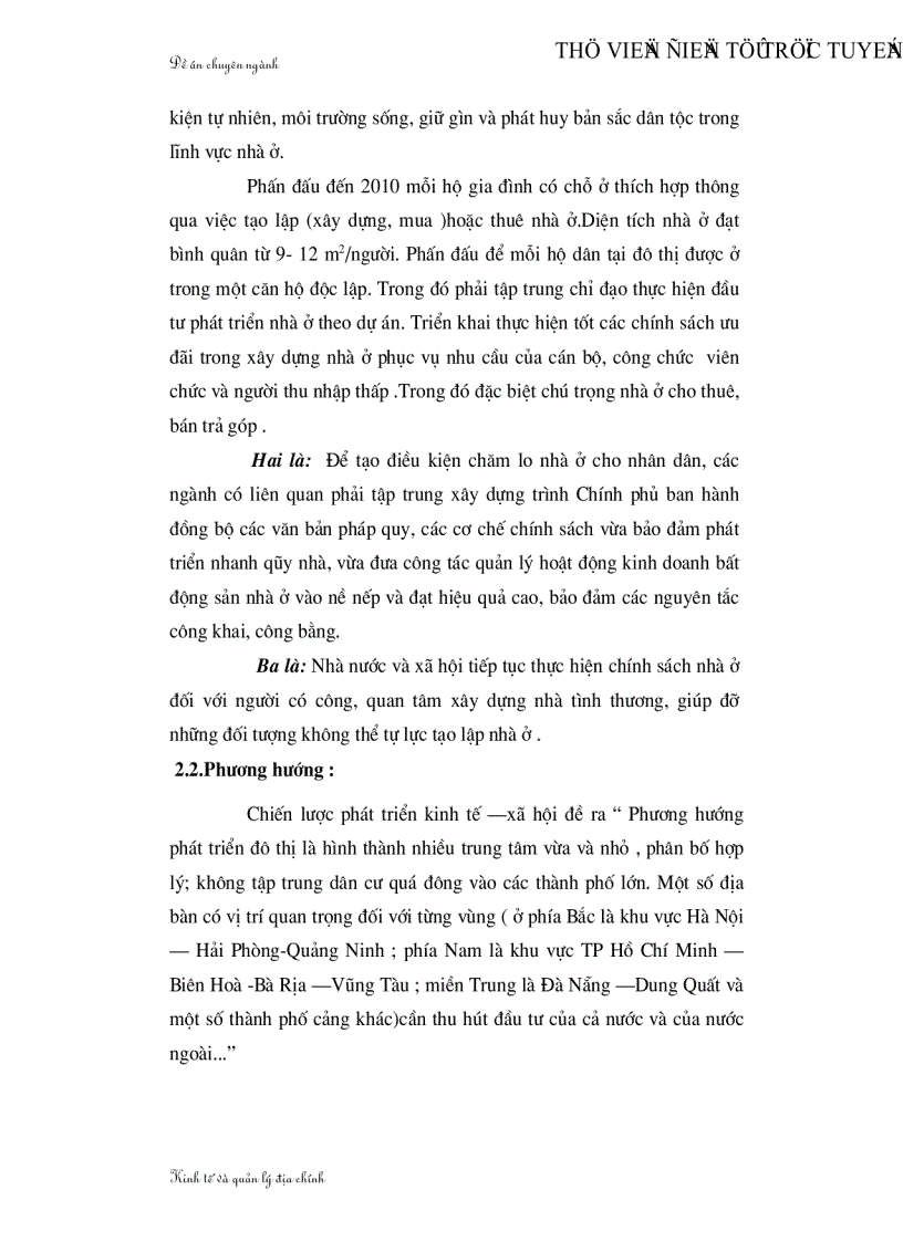 image for page Thực trạng và giải pháp phát triển nhà ở đô thị nước ta
