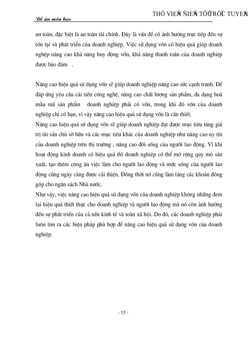 image for page Một số giải pháp tạo vốn và nâng cao hiệu quả sử dụng vốn cho các DNNN ở Việt Nam hiện nay