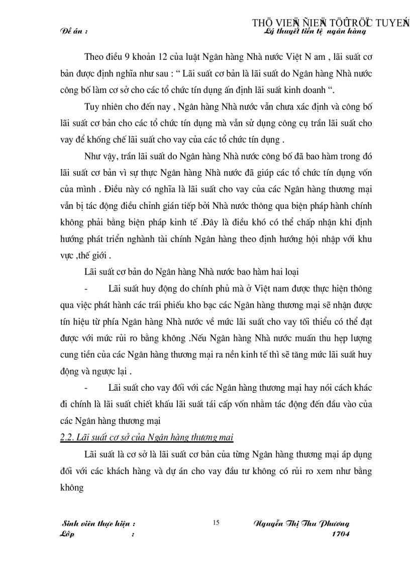 image for page Một số vấn đề cơ bản về chính sách lãi suất của Ngân hàng Nhà nước Việt Nam trong thời gian qua