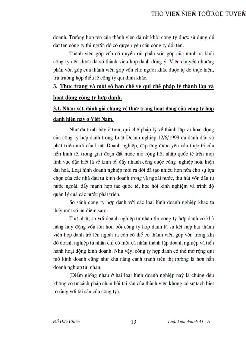 image for page Công ty hợp danh chế độ pháp lý thành lập hoạt động