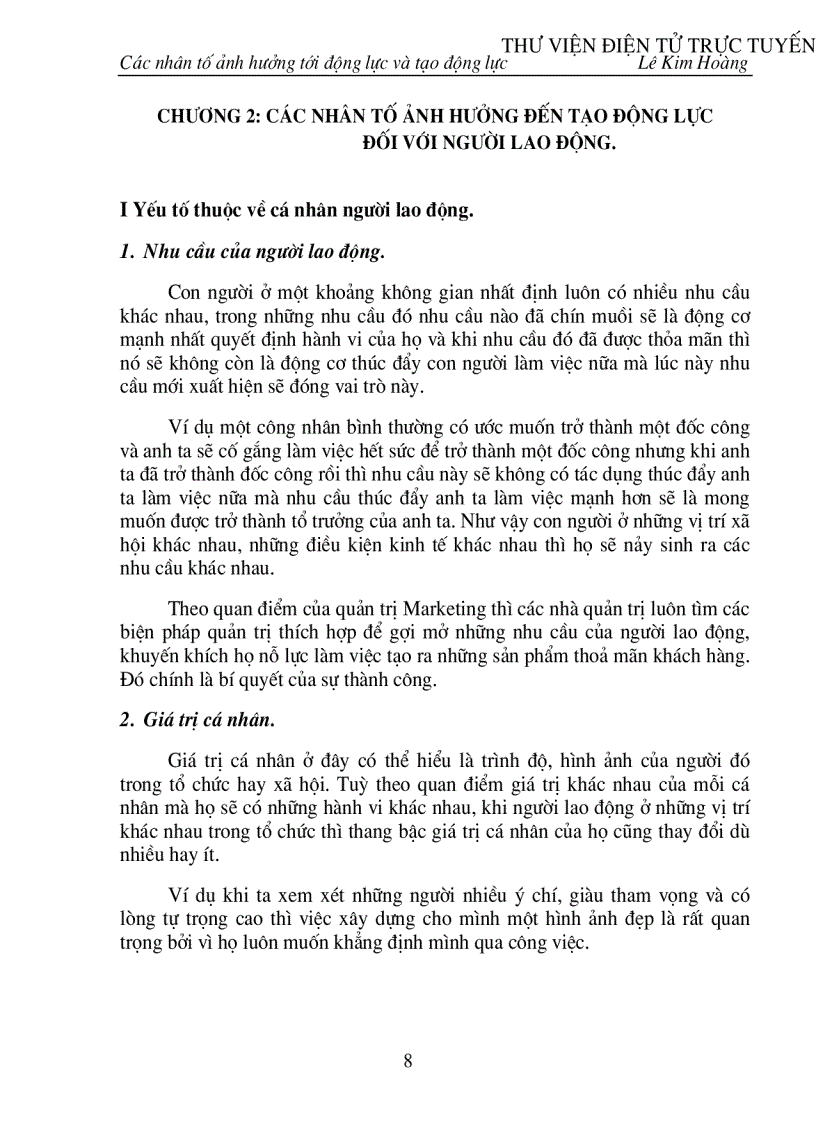 image for page Các nhân tố ảnh hưởng đến việc tạo động lực đối với người lao động