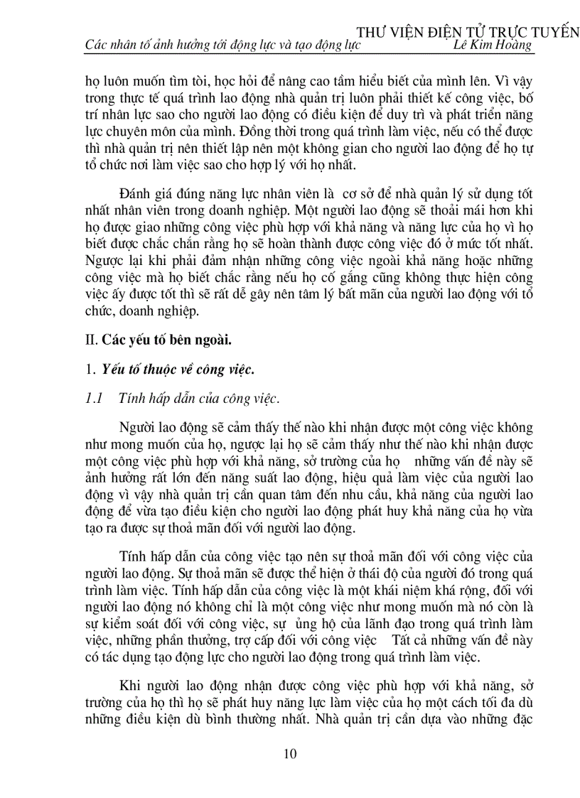 image for page Các nhân tố ảnh hưởng đến việc tạo động lực đối với người lao động