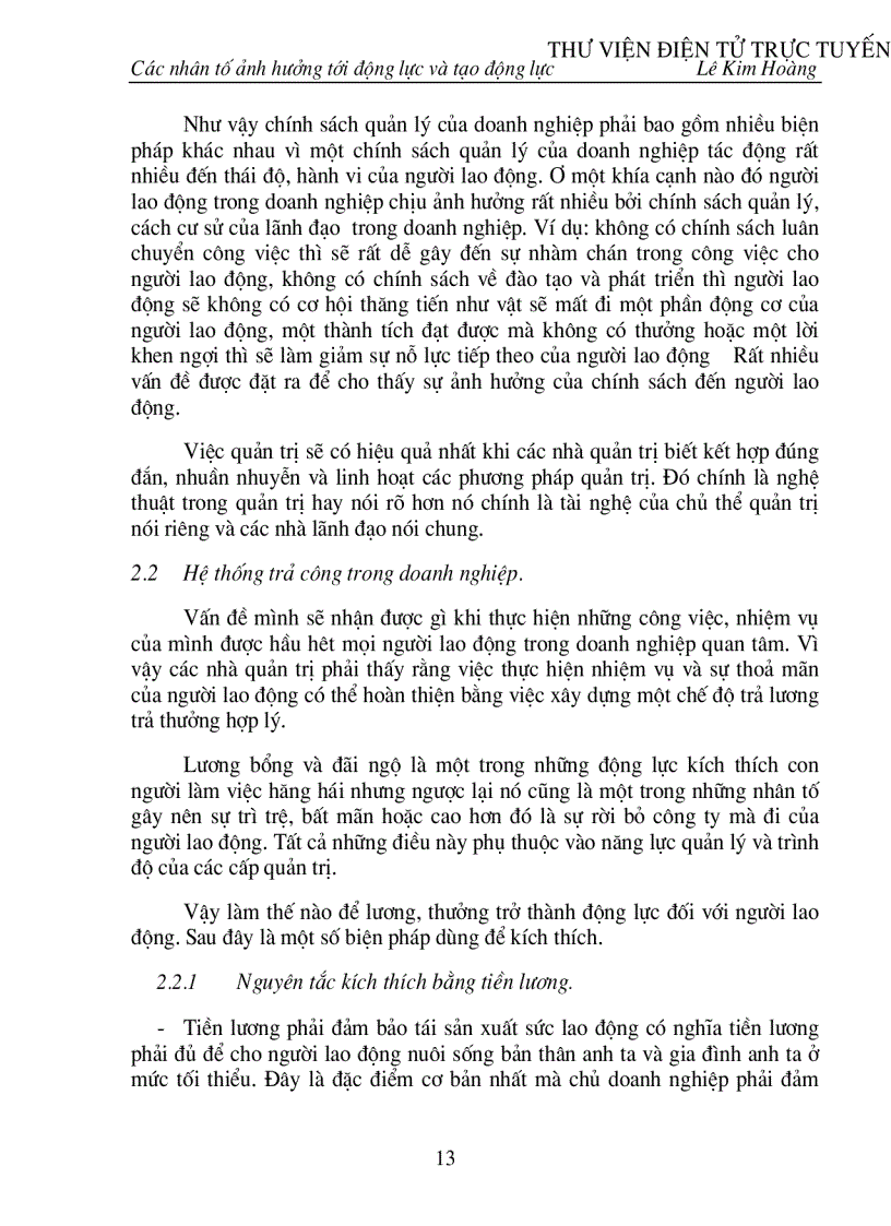 image for page Các nhân tố ảnh hưởng đến việc tạo động lực đối với người lao động