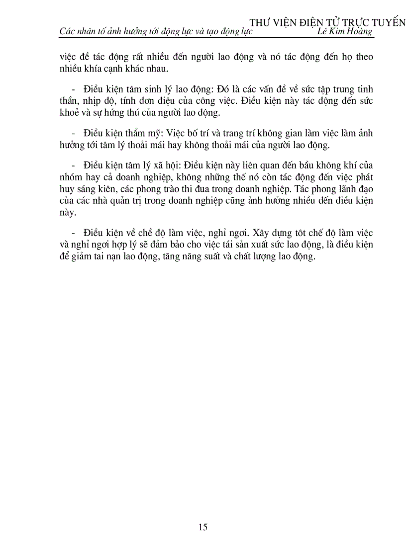 image for page Các nhân tố ảnh hưởng đến việc tạo động lực đối với người lao động