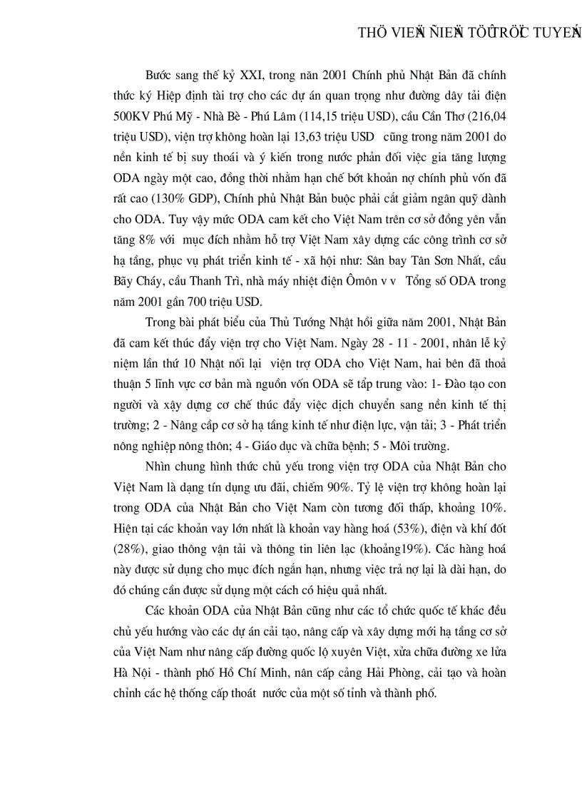 image for page Tình hình viện trợ ODA của Nhật Bản cho Việt Nam từ năm 1992 đến nay và một số kiến nghị