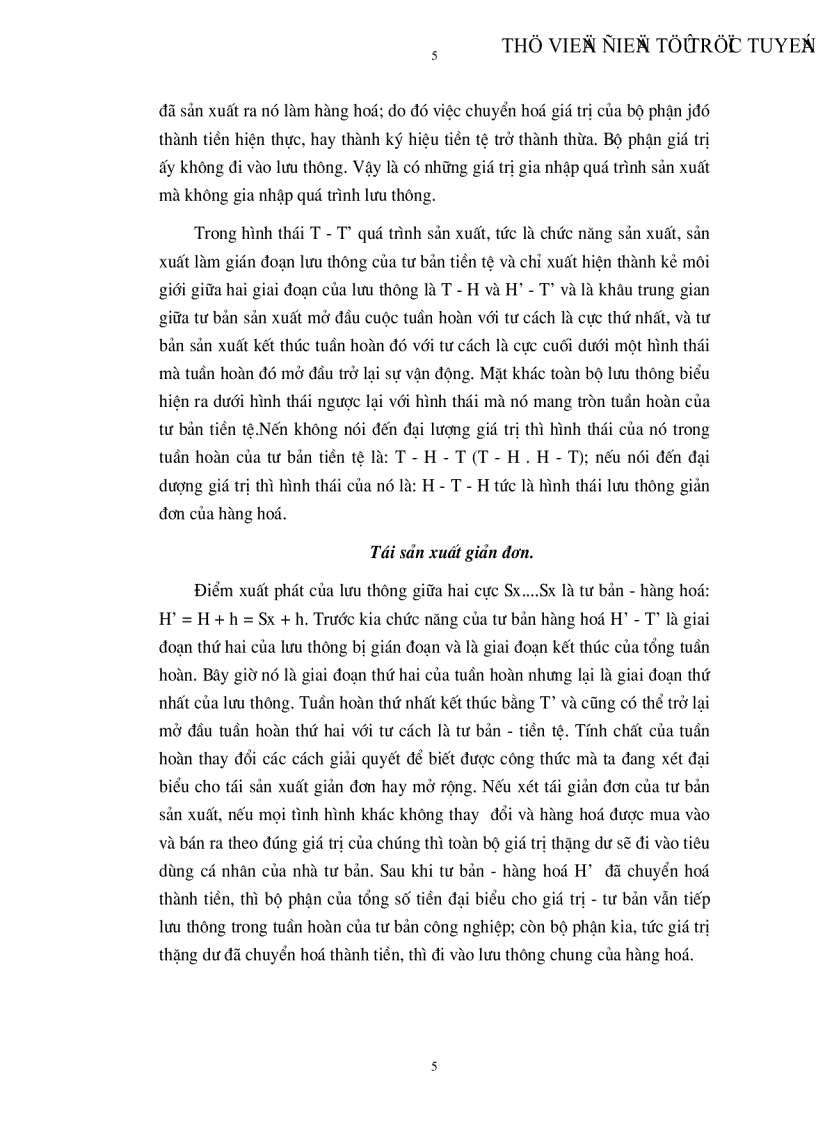 image for page Trình bày lý thuyết về tuần hoàn và chu chuyển tư bản ý nghĩa thực tiễn rút ra khi nghiên cứu lý thuyết này đối với việc quản lý các doanh nghiệp của nước ta khi chuyển sang nền kinh tế t