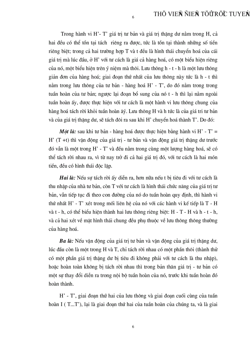 image for page Trình bày lý thuyết về tuần hoàn và chu chuyển tư bản ý nghĩa thực tiễn rút ra khi nghiên cứu lý thuyết này đối với việc quản lý các doanh nghiệp của nước ta khi chuyển sang nền kinh tế t