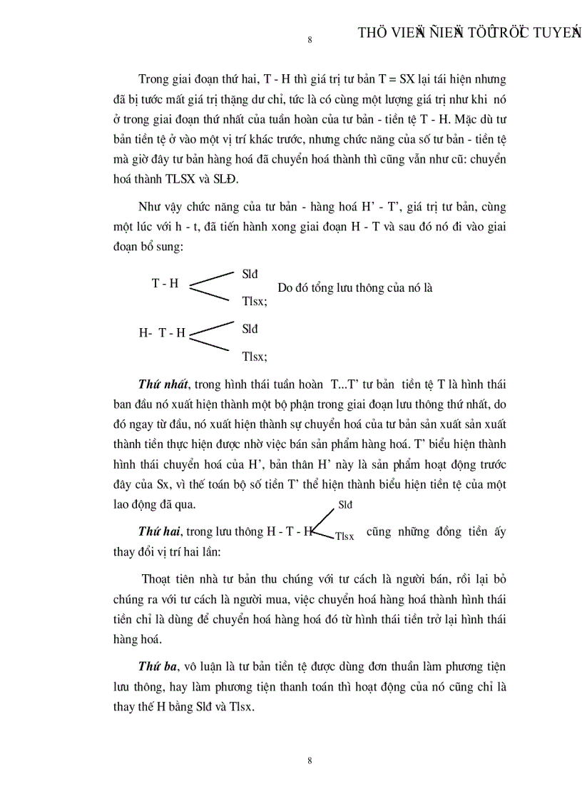 image for page Trình bày lý thuyết về tuần hoàn và chu chuyển tư bản ý nghĩa thực tiễn rút ra khi nghiên cứu lý thuyết này đối với việc quản lý các doanh nghiệp của nước ta khi chuyển sang nền kinh tế t