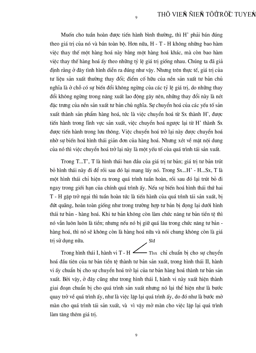 image for page Trình bày lý thuyết về tuần hoàn và chu chuyển tư bản ý nghĩa thực tiễn rút ra khi nghiên cứu lý thuyết này đối với việc quản lý các doanh nghiệp của nước ta khi chuyển sang nền kinh tế t