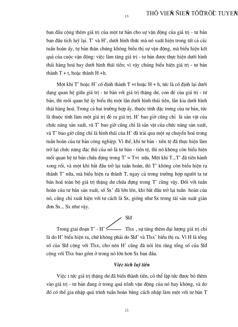 image for page Trình bày lý thuyết về tuần hoàn và chu chuyển tư bản ý nghĩa thực tiễn rút ra khi nghiên cứu lý thuyết này đối với việc quản lý các doanh nghiệp của nước ta khi chuyển sang nền kinh tế t