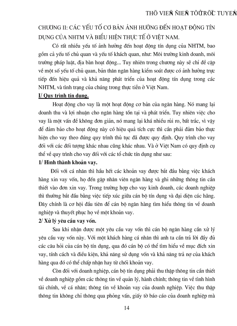 image for page Hoạt động tín dụng của hệ thống Ngân hàng thương mại Việt Nam trong giai đoạn hiện nay