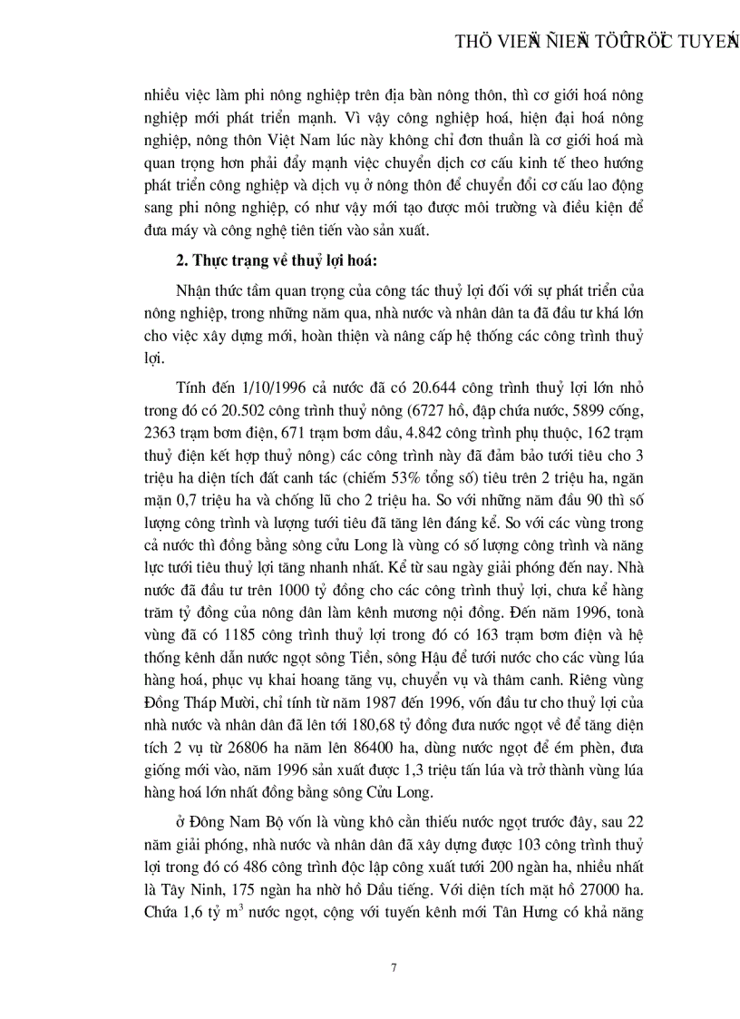 image for page Công nghiệp hoá hiện đại hoá nông nghiệp nông thôn ở nước ta thực trạng và giải pháp