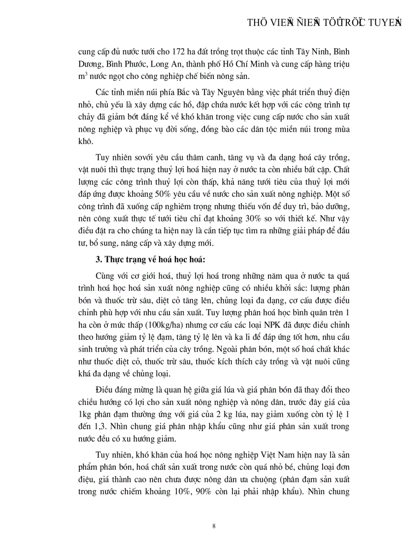 image for page Công nghiệp hoá hiện đại hoá nông nghiệp nông thôn ở nước ta thực trạng và giải pháp