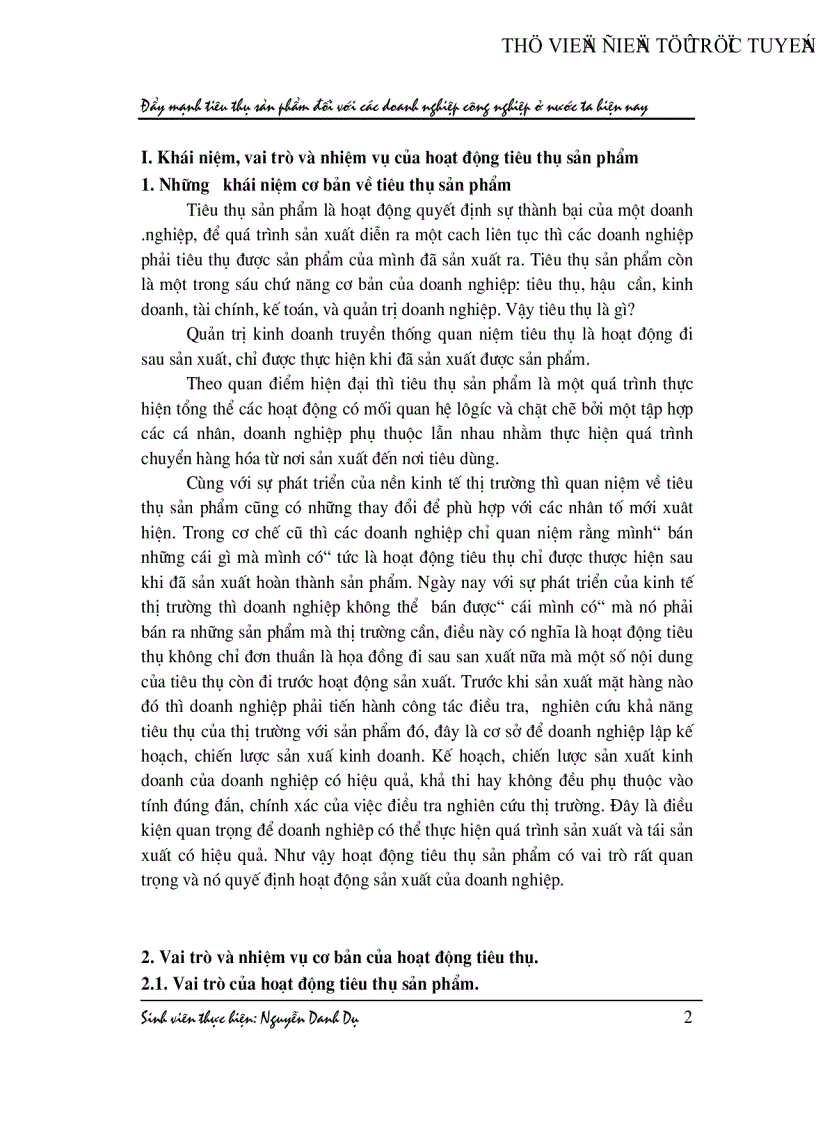 image for page Đẩy mạnh tiêu thụ sản phẩm đối với các doanh nghiệp công nghiệp ở nước ta hiện nay