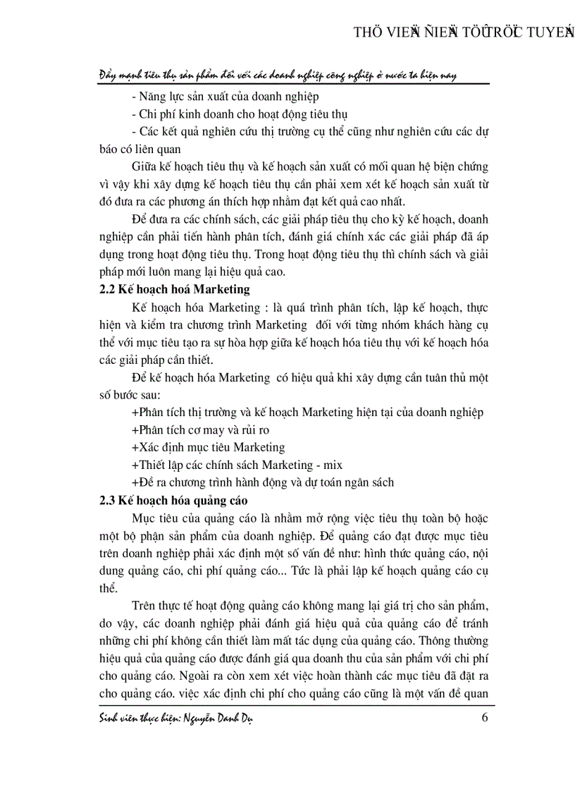 image for page Đẩy mạnh tiêu thụ sản phẩm đối với các doanh nghiệp công nghiệp ở nước ta hiện nay