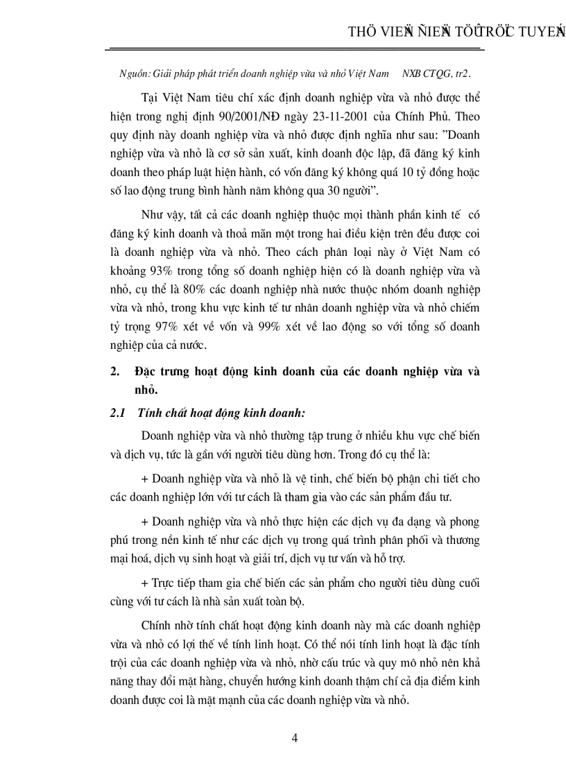 image for page Một số giải pháp huy động vốn nhằm thúc đẩy sự phát triển của các doanh nghiệp vừa và nhỏ ở Việt Nam trong giai đoạn tới 2001 2005