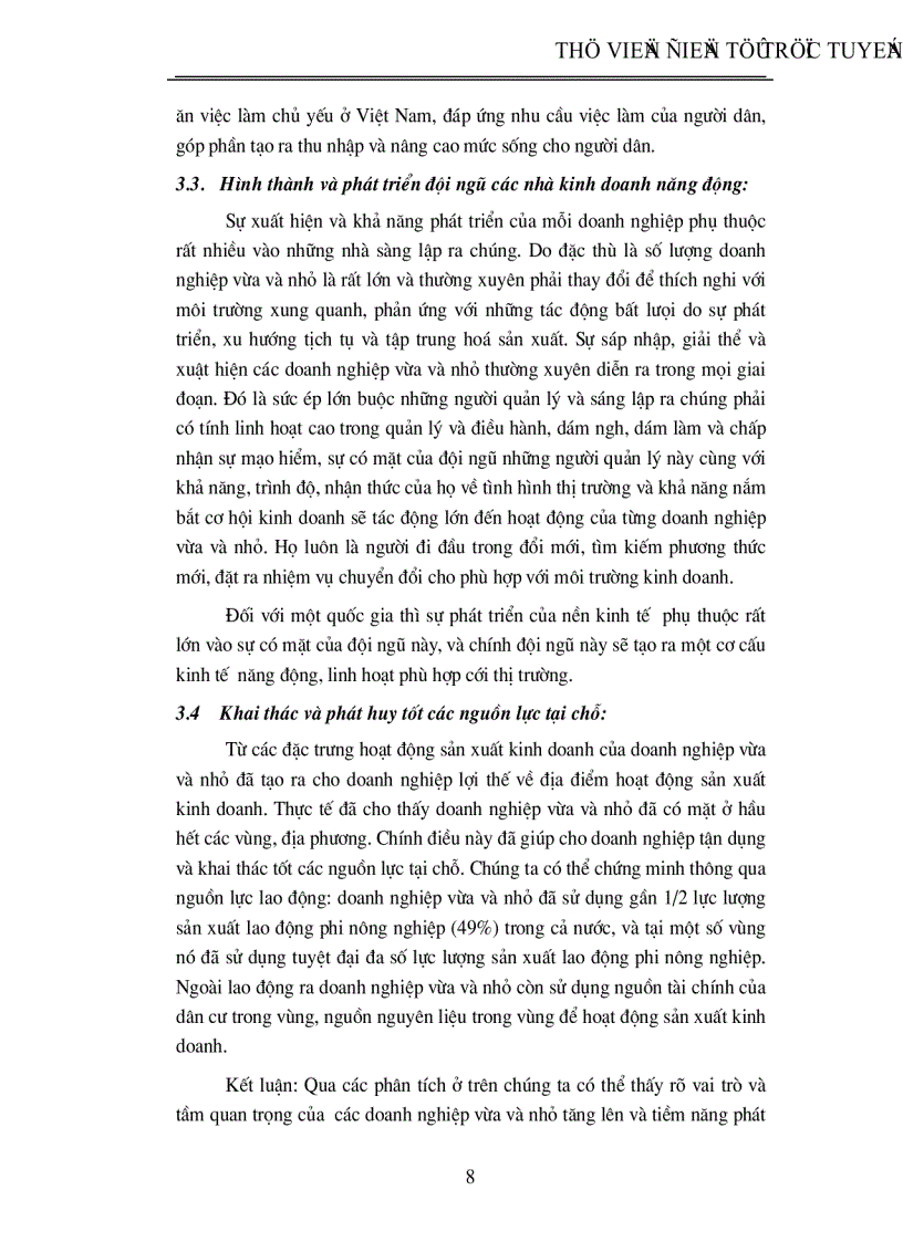 image for page Một số giải pháp huy động vốn nhằm thúc đẩy sự phát triển của các doanh nghiệp vừa và nhỏ ở Việt Nam trong giai đoạn tới 2001 2005