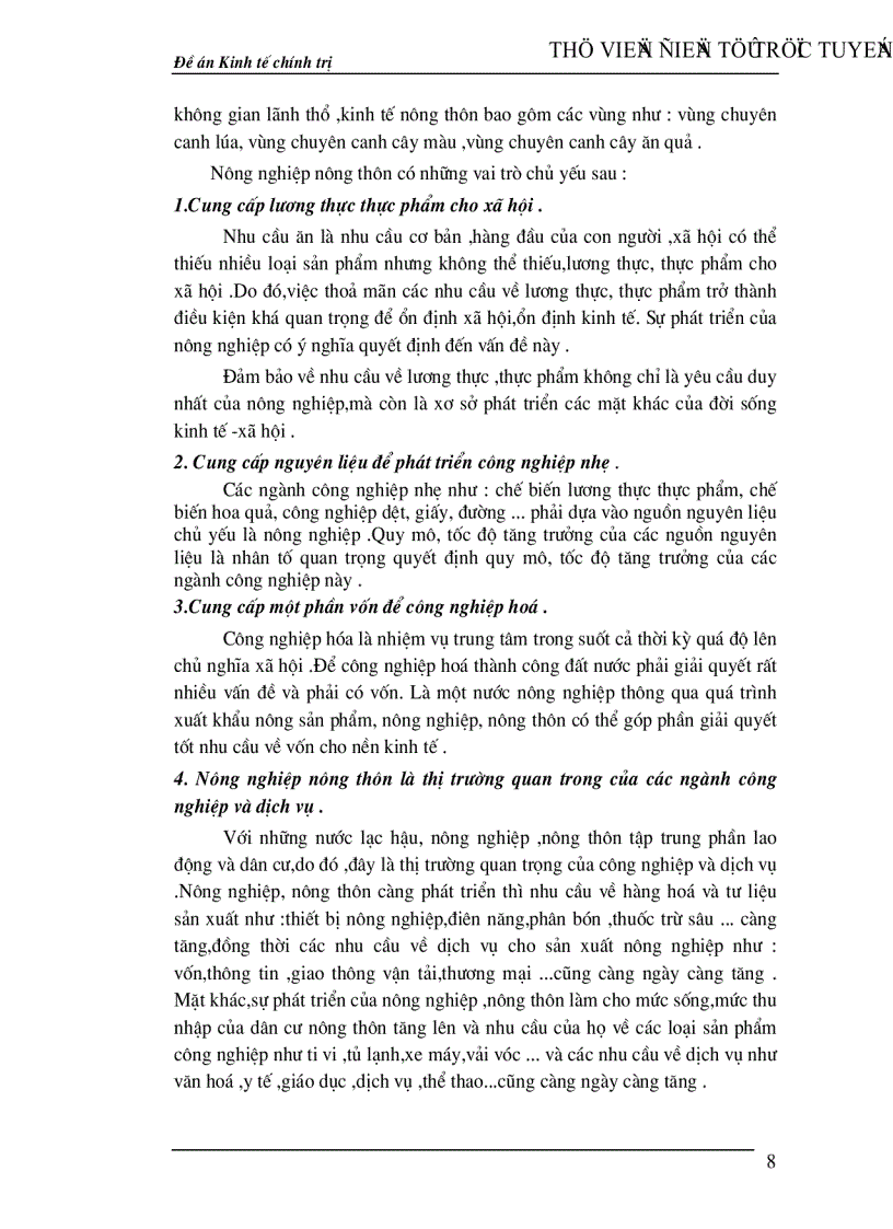 image for page Công nghiệp hoá hiện đại hoá nông nghiệp nông thôn ở Việt Nam