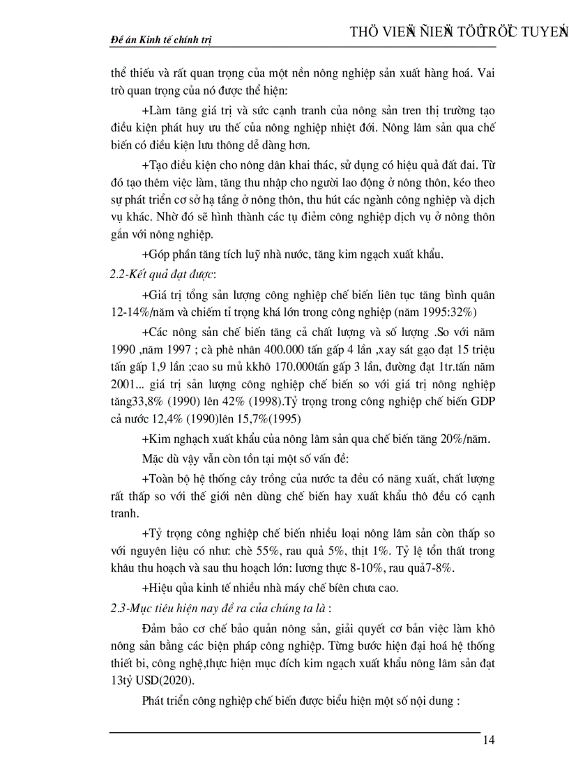 image for page Công nghiệp hoá hiện đại hoá nông nghiệp nông thôn ở Việt Nam