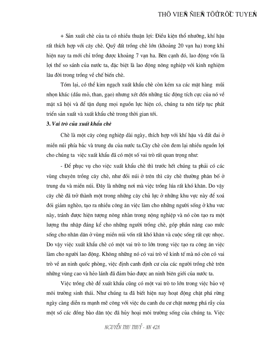 image for page Xuất khẩu chè hướng phát triển quan trọng của ngành chè Việt Nam