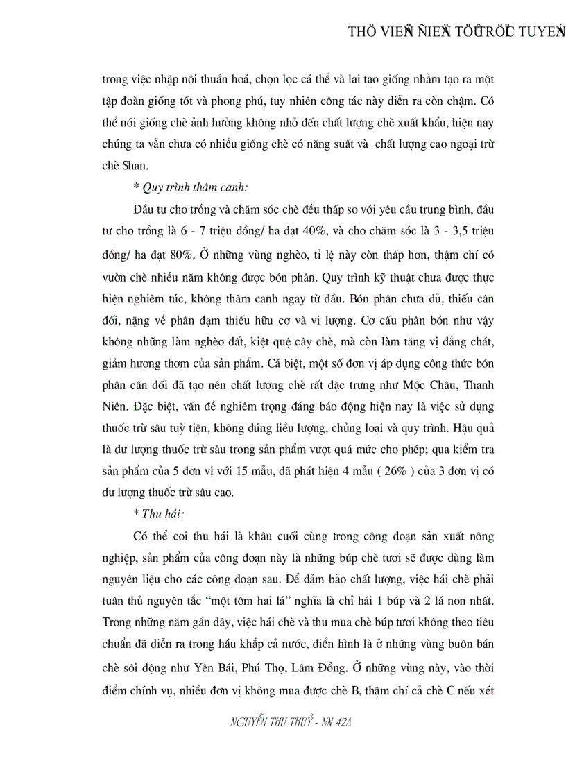 image for page Xuất khẩu chè hướng phát triển quan trọng của ngành chè Việt Nam