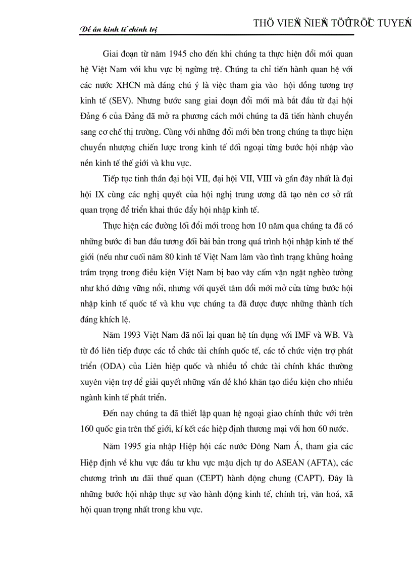 image for page Chủ động hội nhập kinh tế quốc tế một nhiệm vụ trọng tâm của nước ta hiện nay