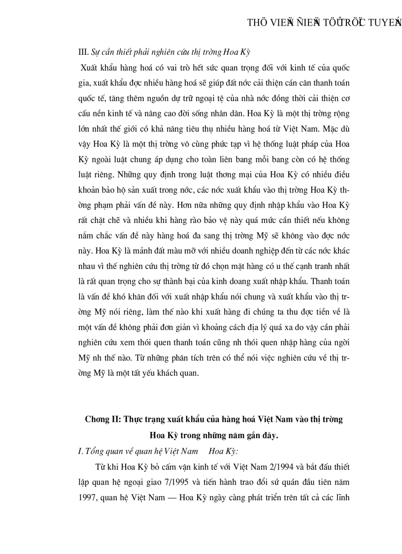 image for page Xuất khẩu hàng hoá của Việt Nam vào thị trơơờng Hoa Kỳ Những vấn đề đặt ra và giải pháp phát triển