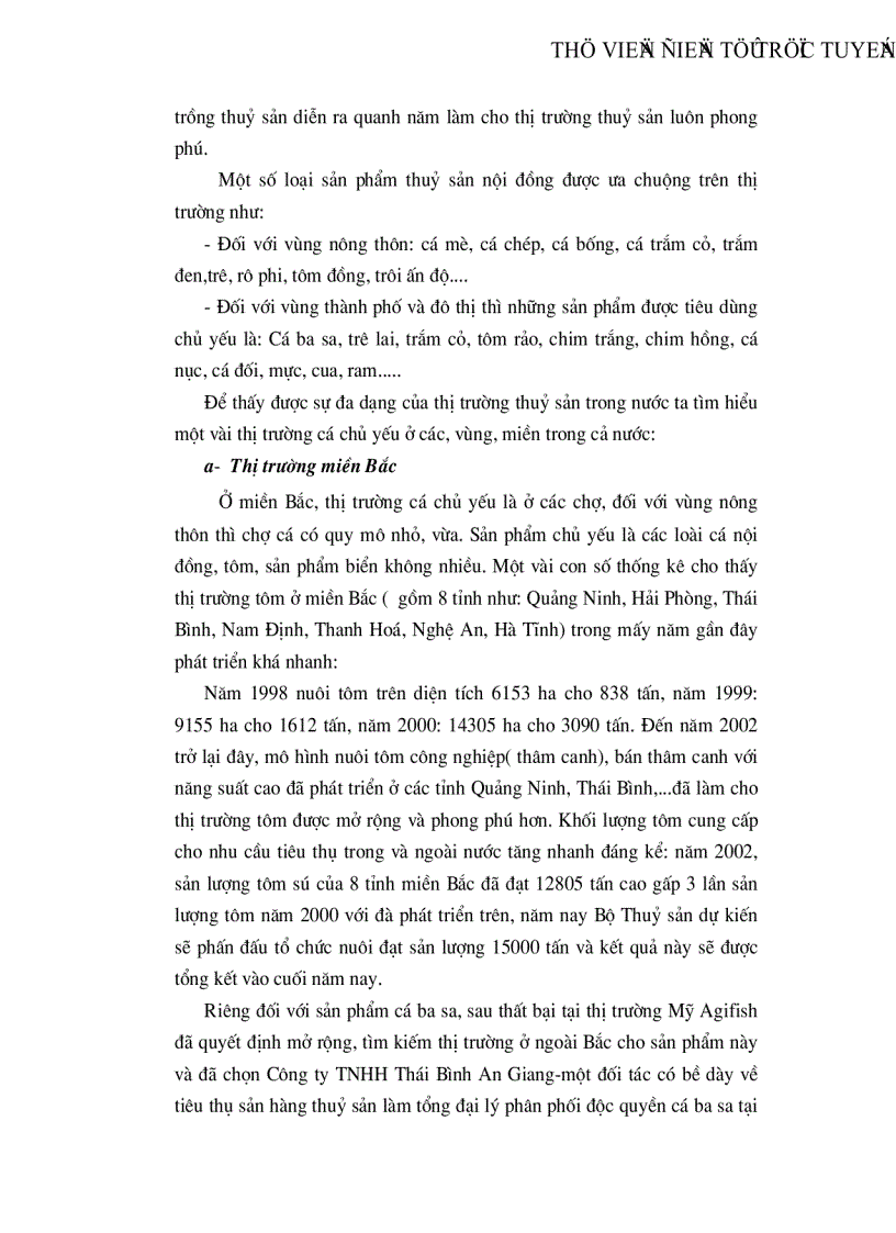 image for page Thị trường đầu ra cho sản phẩm thuỷ sản thực trạng và tiềm năng