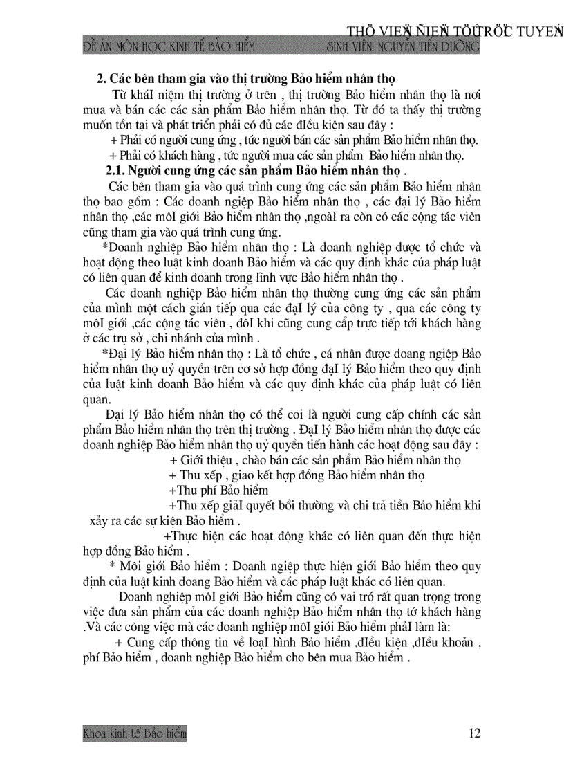 image for page Thị trường Bảo hiểm nhân thọ Việt Nam cơ hội và thách thức