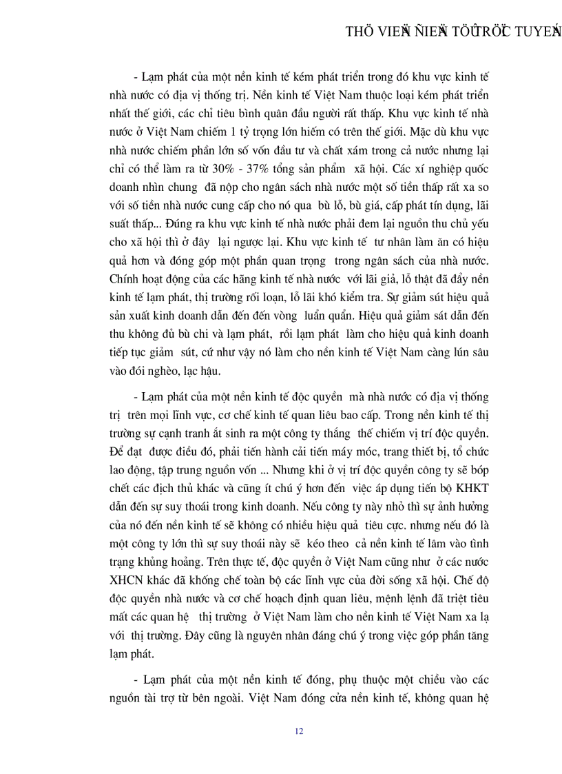 image for page Lạm phát và biện pháp khắc phục ở Việt Nam