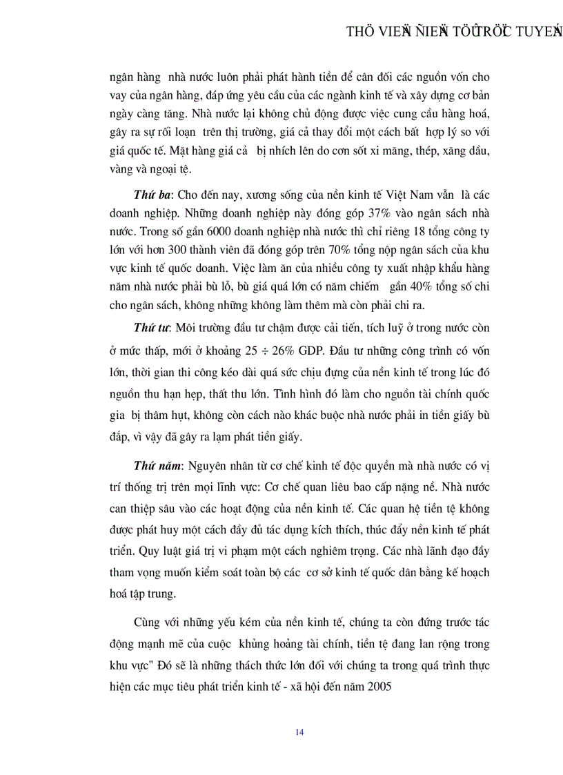 image for page Lạm phát và biện pháp khắc phục ở Việt Nam