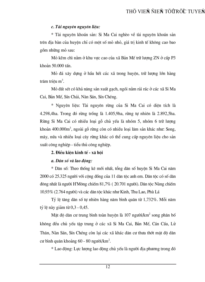 image for page Một số vấn đề chuyển dịch cơ cấu kinh tế nông thôn ở huyện Si Ma Cai