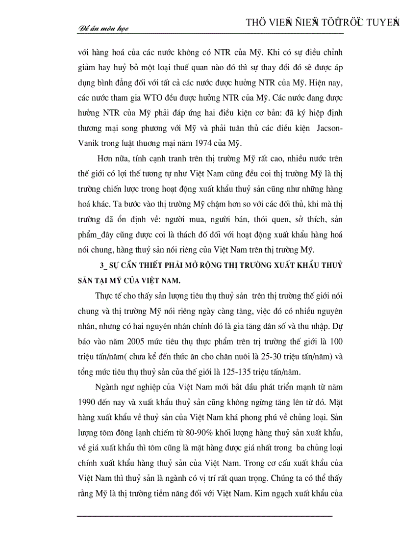 image for page Thực trạng và các giải pháp kinh tế chủ yếu nhằm mở rộng thị trường xuất khẩu thuỷ sản của Việt Nam tại Mỹ