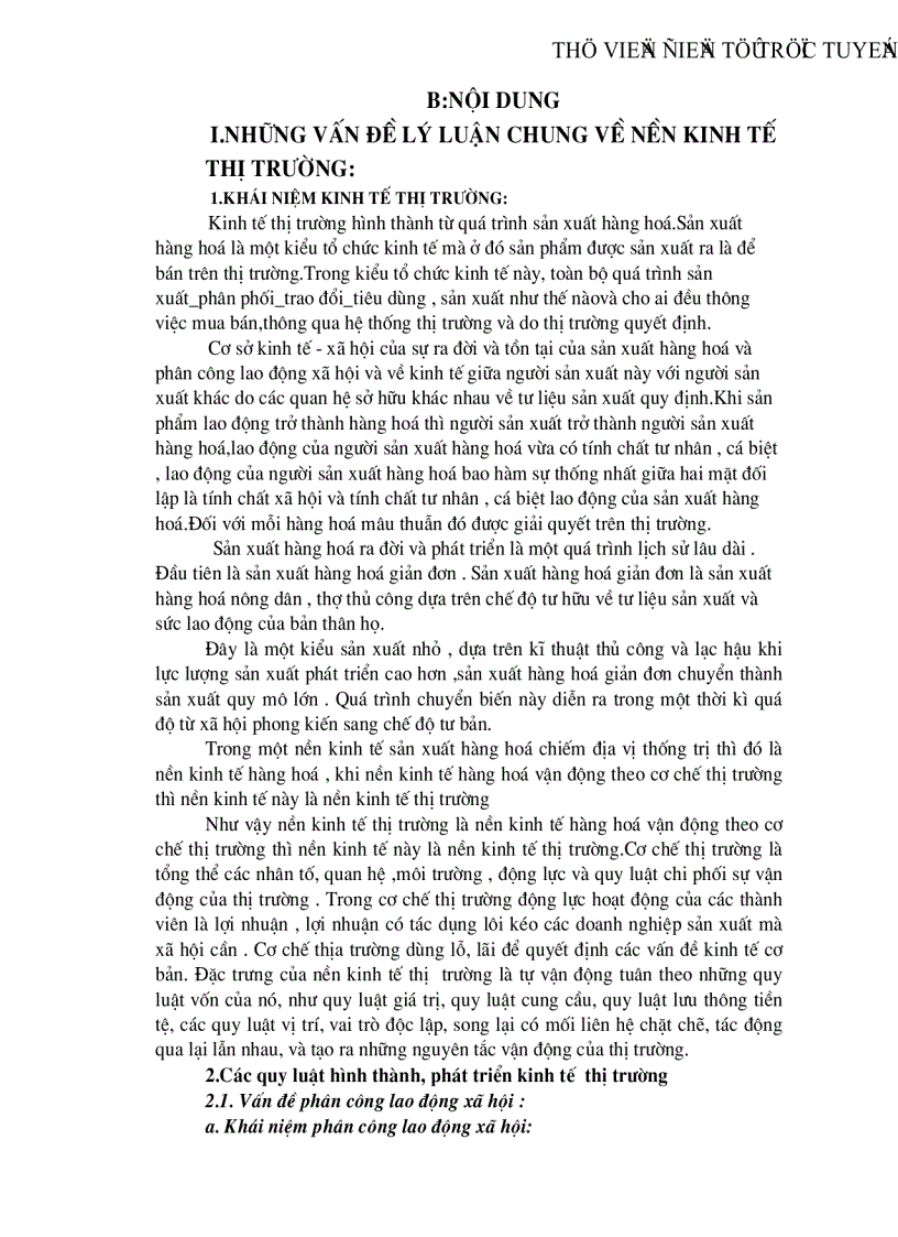 image for page Sự hình thành và phát triển nền Kinh tế thị trường định hướng XHCN ở Việt Nam