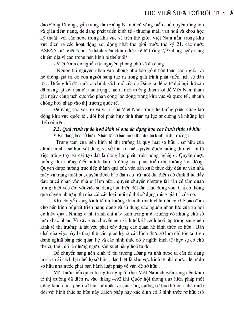 image for page Sự hình thành và phát triển nền Kinh tế thị trường định hướng XHCN ở Việt Nam